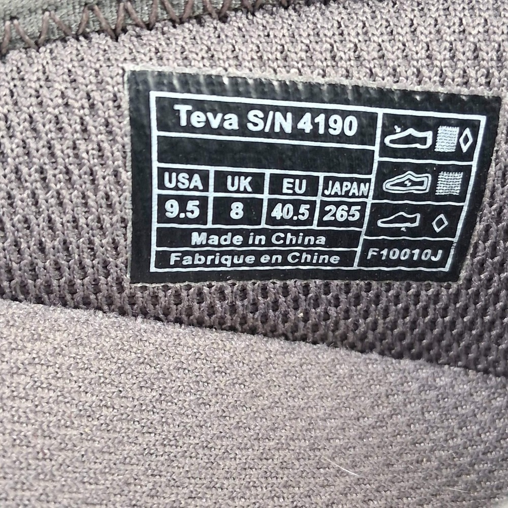 Teva Northwater Womens 9.5 Grey Lavender Mesh‎ Mary Jane Flats S/N 4190 - Picture 7 of 7
